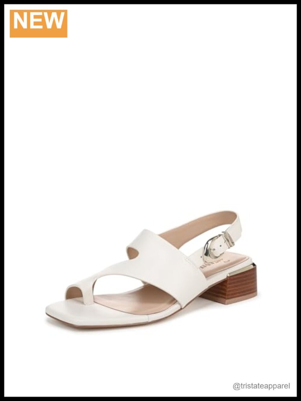 Naturalizer 27 Edit Audra Leather Slingback Block Heel Sandals